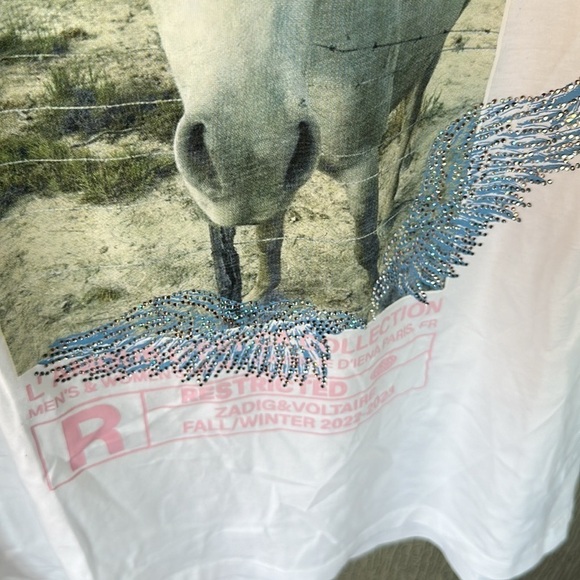 Zadig & Voltaire
Tom Horse Graphic Print Tee. Size XS-S. New $148 sold out - Picture 4 of 7